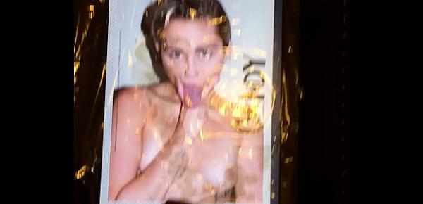  Miley Cyrus Cumtribute